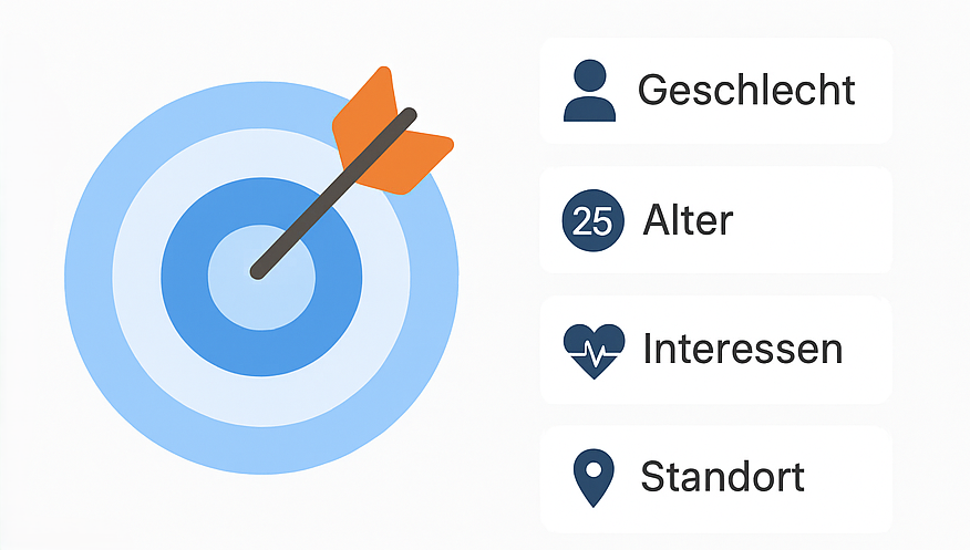 Zielgruppen-Faktoren: Alter, Geschlechte Interessen und Standort